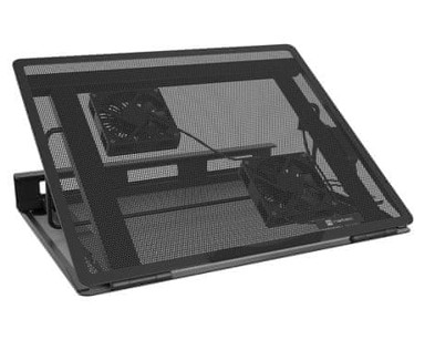 NATEC Rashladni stalak za prijenosno računalo TERN 2 PLUS, 17.3", crna